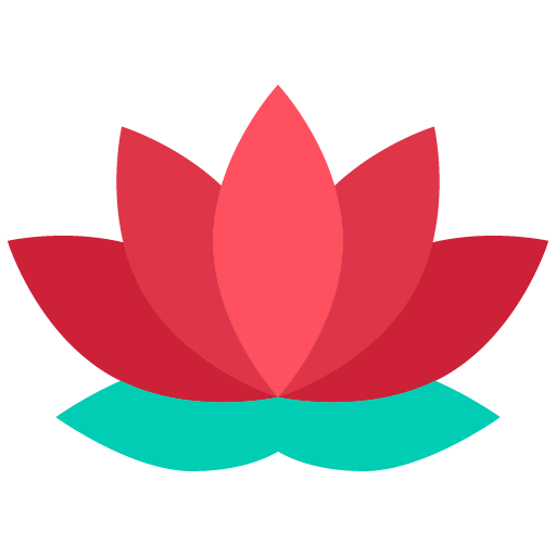 ícono flor de loto