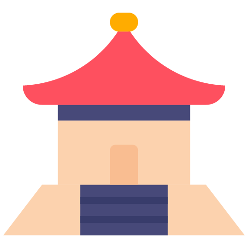 ícono castillo de china