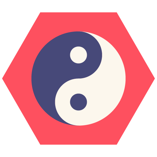 ícono jing jang